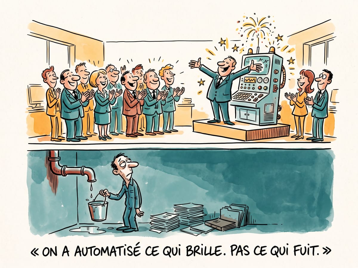 Le premier processus à automatiser n'est pas le plus visible