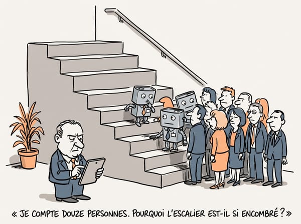 L'escalier de l'IA a six marches. Sur laquelle sont vos équipes ?
